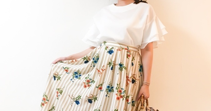 白トップスで細見えさせる３つの秘訣