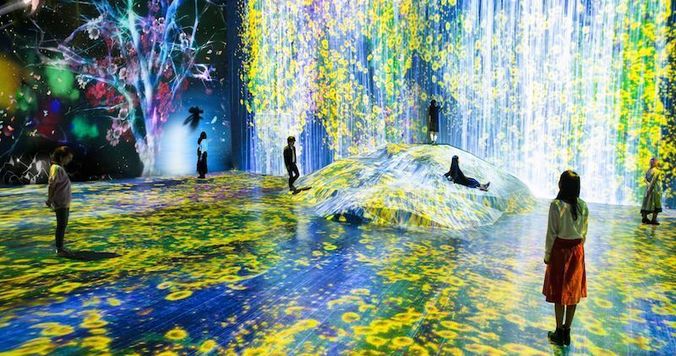 作品が自ら動き出す。森ビル×チームラボが「ボーダーレス」をテーマにした体験型巨大アート施設を開設