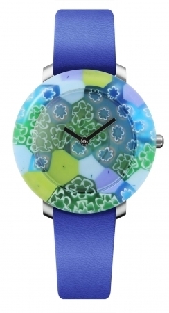 イタリアのヴェネチアンガラスを使った時計「ユニック」が日本初上陸