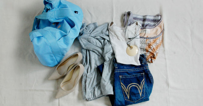 ロングカーデとヌードカラーパンプスで叶える脚長コーデ