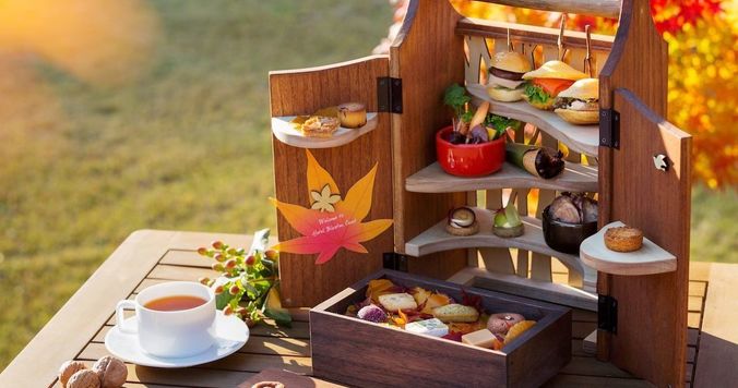 星野リゾート、軽井沢で楽しめる「森のアフタヌーンティー・秋」を提供