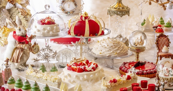 ロマンチックな世界観が素敵。ヒルトン東京のデザートビュッフェ「アリスinクリスマス・マジック」