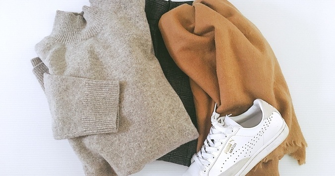 今っぽく防寒。UNIQLOハイネックチュニックがHOTです