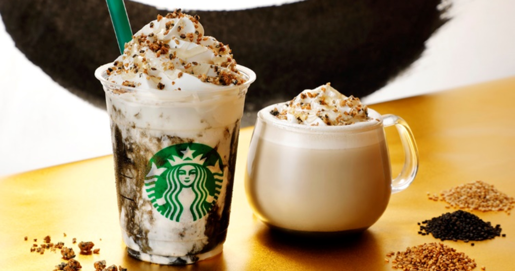 ゴマ ゴマ ゴマ フラペチーノがスタバから新登場。「おいしすぎる」と話題に