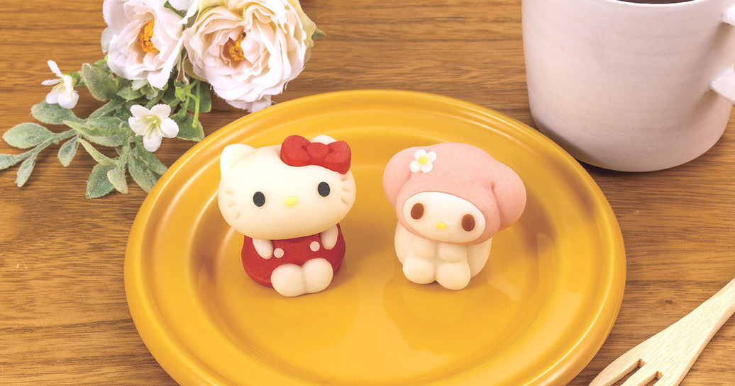 可愛すぎる! ハローキティとマイメロディが和菓子に