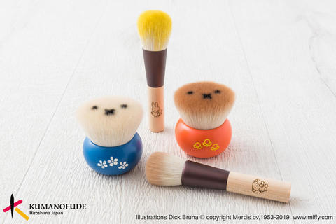 可愛すぎる！　メイクブラシ「ミッフィークマノフデ」シリーズが登場