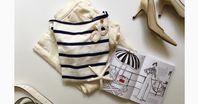 オフショルダーで華奢見せ！　肩幅しっかりさんのトップス選び