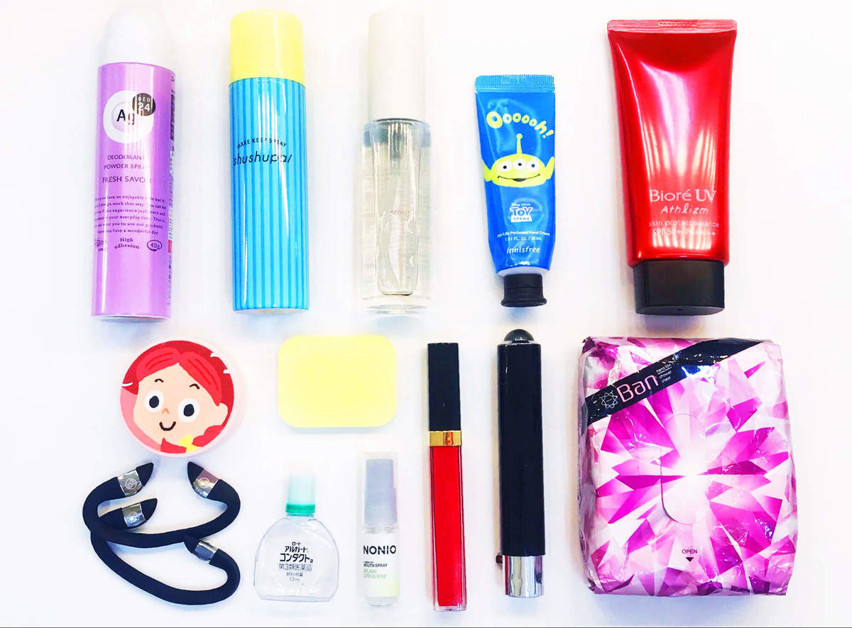 オフをばっちり楽しむための12アイテム #きれいの秘密はポーチの中に