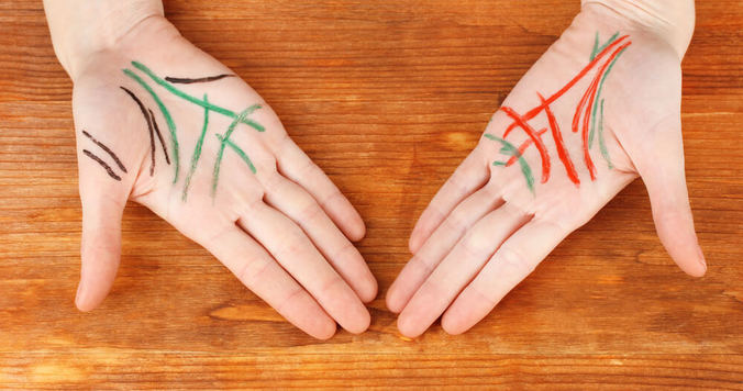 出会いの場で役立つ！　簡単手相鑑定７つのポイント