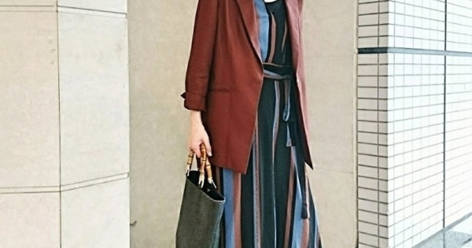 ZARAのセールで発掘！　秋まで着られるマルチストライプワンピース