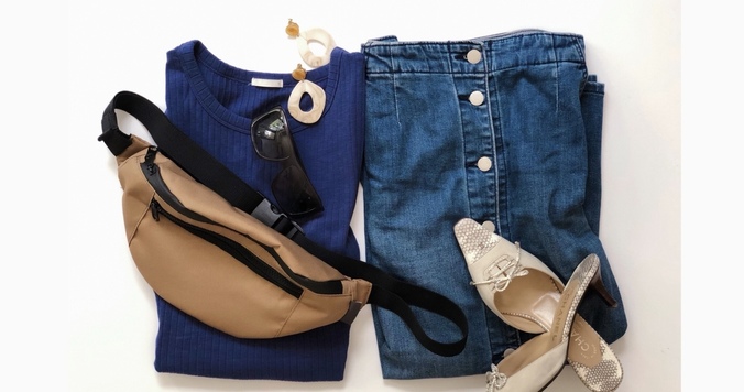 GUのウエストポーチが買い！　1490円で大人のアスレジャースタイル