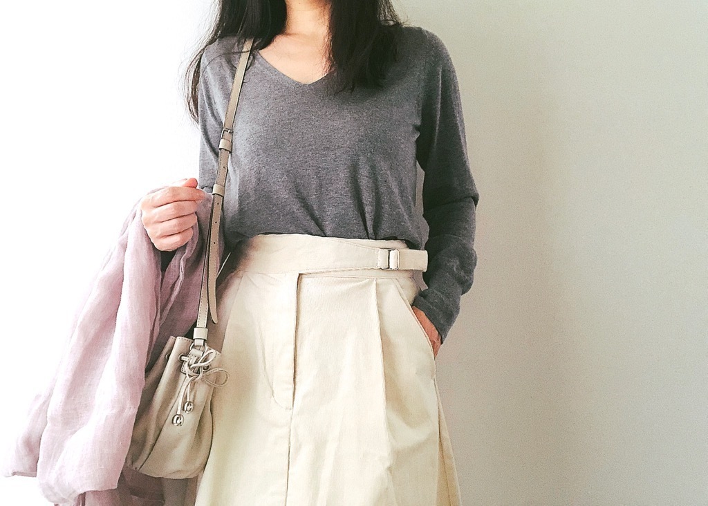 GUコーデュロイスカート1990円が優秀! 季節感も着回し力も◎