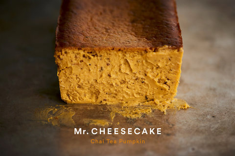 大人気チーズケーキ「Mr. CHEESECAKE」からパンプキン味が１日限定で登場！