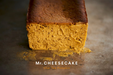 大人気チーズケーキ「Mr. CHEESECAKE」からパンプキン味が１日限定で登場！