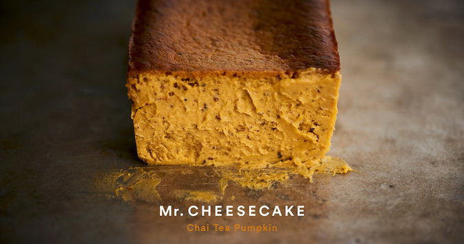 大人気チーズケーキ「Mr. CHEESECAKE」からパンプキン味が１日限定で登場！