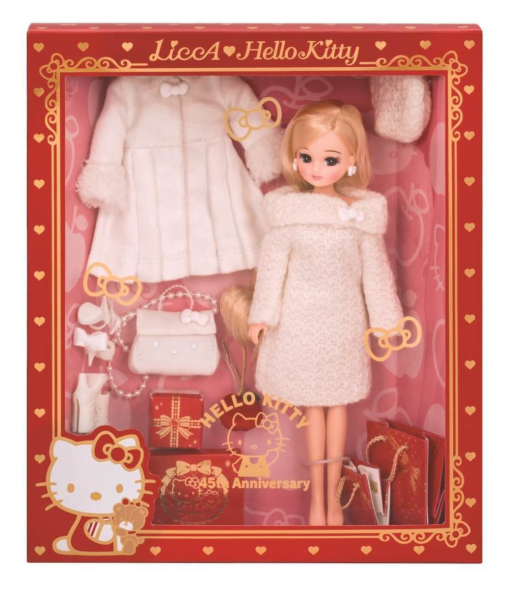 大人向けリカちゃん Licca とhello Kittyがコラボ ホワイトコーデで洗練 Dress ドレス