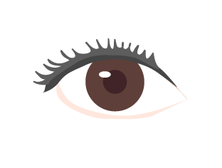 パーソナルカラー診断の瞳