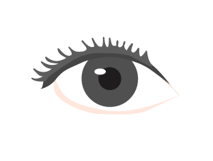 パーソナルカラー診断の瞳
